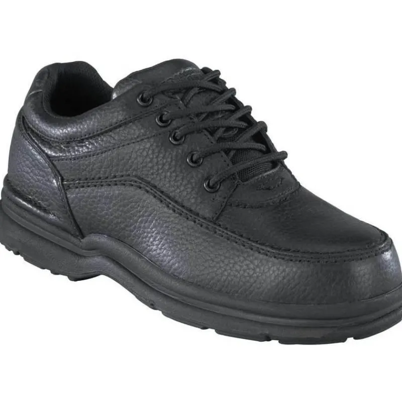 Rockport Non-Slip Shoes | Oxfords*Men's World Tour Moc Oxford - Steel Toe Black