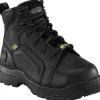 Rockport Met Guard | Non-Steel Safety Toe*Women's 6-Inch More Energy Metatarsal Guard Comp Toe Boots Black