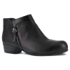 Rockport Western Boots | Non-Slip Boots*Works Women's Carly Work Alloy Toe Side Zip Ankle Boot Black