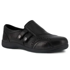 Rockport Non-Slip Shoes | Slip-Ons*Works Women's Daisy Work Alloy Toe Slip On Black