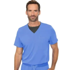 Rothwear Touch Scrub Tops*Men's Cadence One Pocket Scrub Top