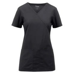Rx Gear Stretch Scrub Tops*Women's Mock Wrap Scrub Top