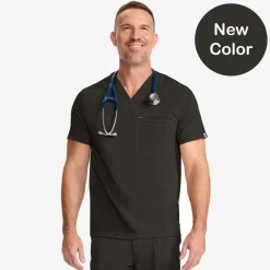 Scrubology Core Scrub Tops*Men's 2 Pocket V-Neck Scrub Top
