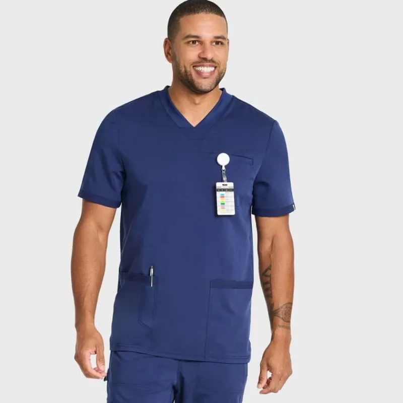 Scrubology Core Scrub Tops*Men's 3 Pocket V-Neck Scrub Top