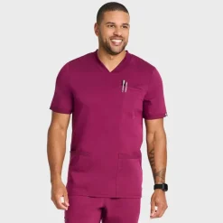 Scrubology Core Scrub Tops*Men's 3 Pocket V-Neck Scrub Top
