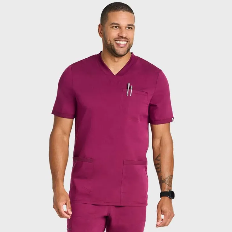 Scrubology Core Scrub Tops*Men's 3 Pocket V-Neck Scrub Top