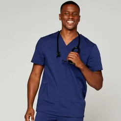 Scrubology Core Scrub Tops*Men's V-Neck Scrub Top