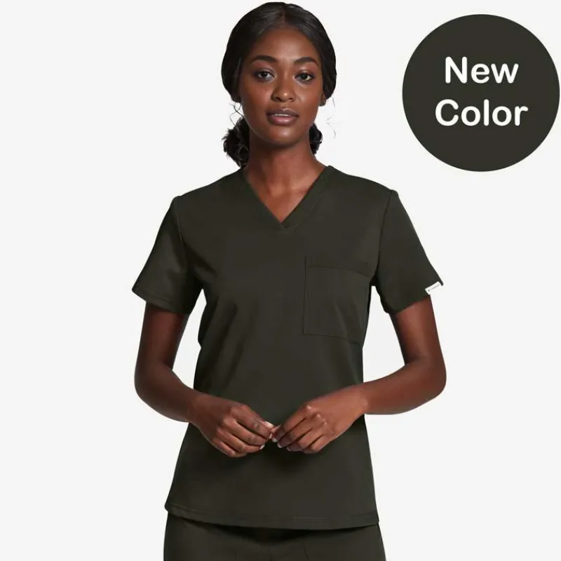 Scrubology Core Scrub Tops*Women's One Pocket Tuck-In Scrub Top