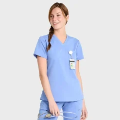 Scrubology Core Scrub Tops*Women's One Pocket Tuck-In Scrub Top