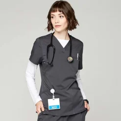 Scrubology Core Scrub Tops*Women's V-Neck Scrub Top