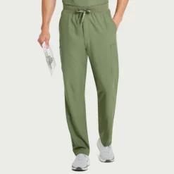 Scrubology Shift Scrub Pants*Men's Cargo Straight Leg Pull-On Scrub Pant