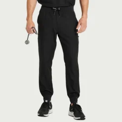 Scrubology Shift Scrub Pants*Men's Cargo Jogger Pull-On Scrub Pant