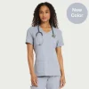 Scrubology Shift Scrub Tops*Women's Two Pocket V-Neck Scrub Top