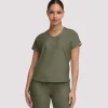 Scrubology Shift Scrub Tops*Women's V-Neck Dolman Sleeve Scrub Top