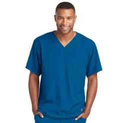Skechers by Barco Scrub Tops*Men's Structure Cargo Pocket Scrub Top
