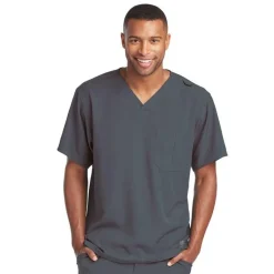 Skechers by Barco Scrub Tops*Men's Structure Cargo Pocket Scrub Top