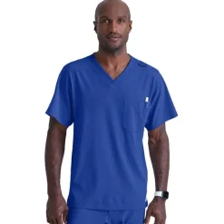 Skechers by Barco Scrub Tops*Men's Structure Cargo Pocket Scrub Top