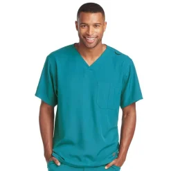 Skechers by Barco Scrub Tops*Men's Structure Cargo Pocket Scrub Top