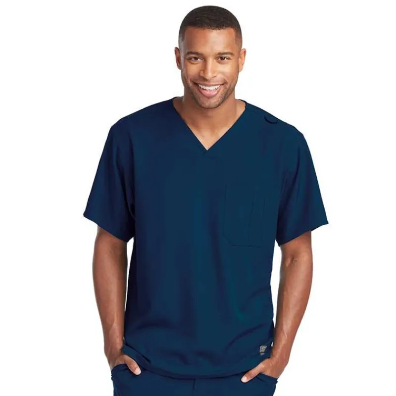 Skechers by Barco Scrub Tops*Men's Structure Cargo Pocket Scrub Top