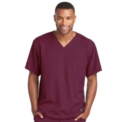 Skechers by Barco Scrub Tops*Men's Structure Cargo Pocket Scrub Top