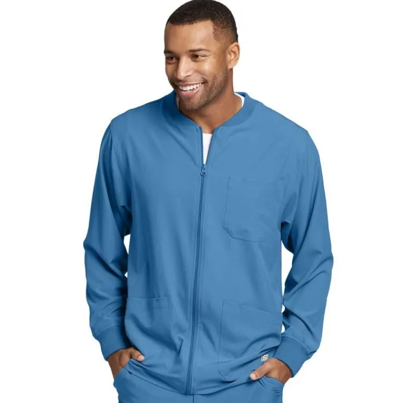 Skechers by Barco Lab Coats & Jackets*Men's Structure 3 Pocket Warm Up Scrub Jacket