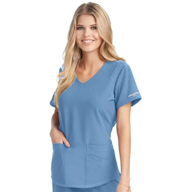 Skechers by Barco Scrub Tops*Women's Vitality 3 Pocket Scrub Top
