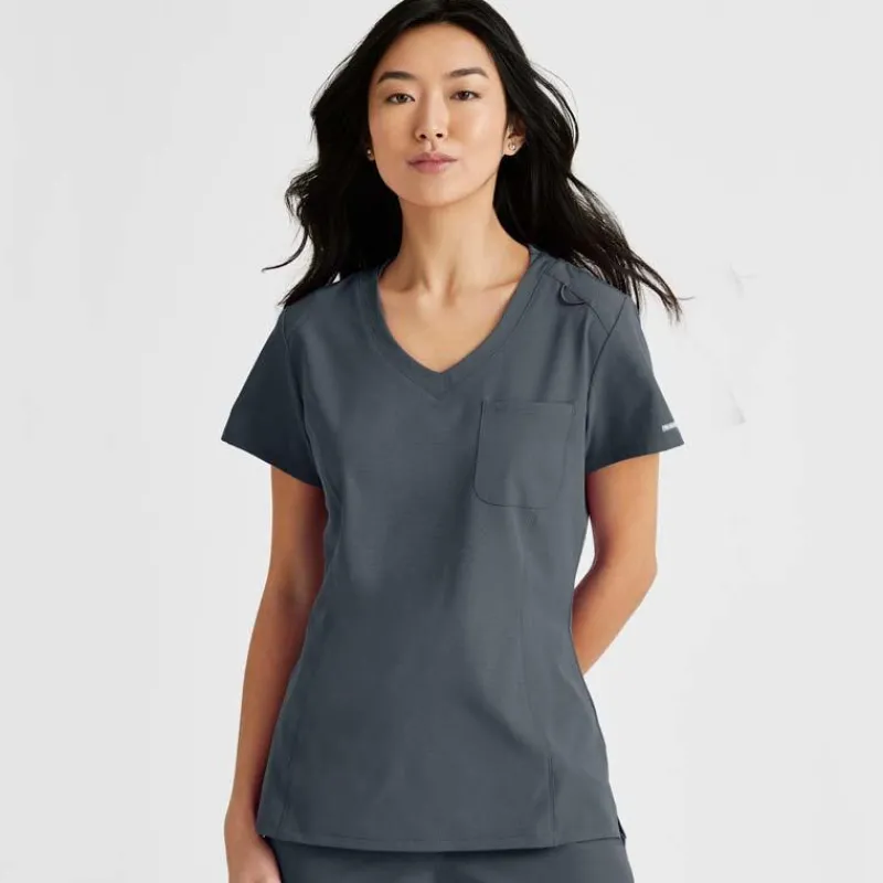 Skechers by Barco Scrub Tops*Women's Dignity Tuck-In Scrub Top