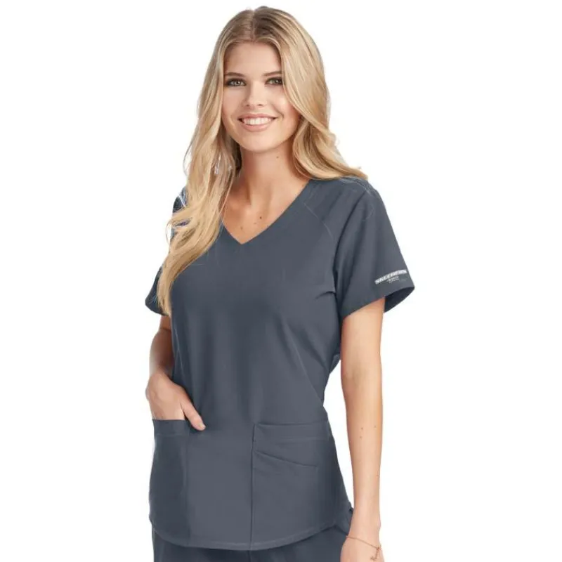 Skechers by Barco Scrub Tops*Women's Vitality 3 Pocket Scrub Top