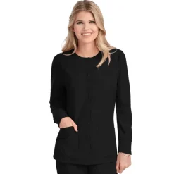 Skechers by Barco Lab Coats & Jackets*Women's Stability Snap Front Warm Up Scrub Jacket