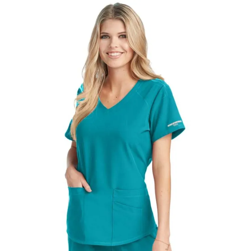 Skechers by Barco Scrub Tops*Women's Vitality 3 Pocket Scrub Top