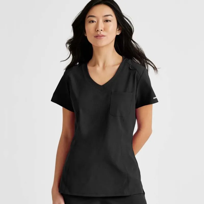 Skechers by Barco Scrub Tops*Women's Dignity Tuck-In Scrub Top