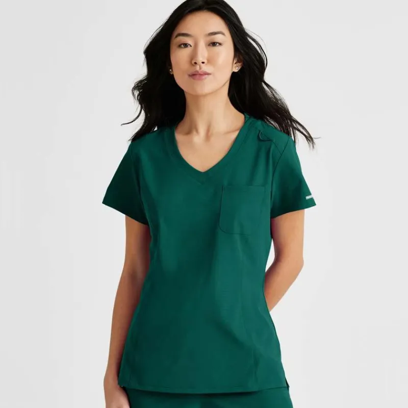 Skechers by Barco Scrub Tops*Women's Dignity Tuck-In Scrub Top