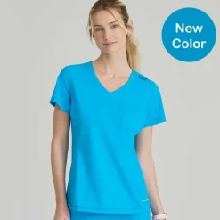 Skechers Slip-Ins Scrub Tops*Women's Flow Knit Scrub Top