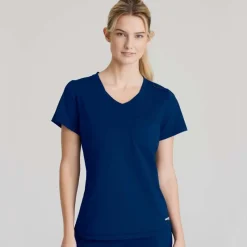 Skechers Slip-Ins Scrub Tops*Women's Flow Knit Scrub Top