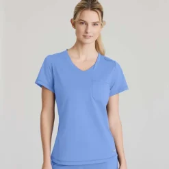 Skechers Slip-Ins Scrub Tops*Women's Flow Knit Scrub Top