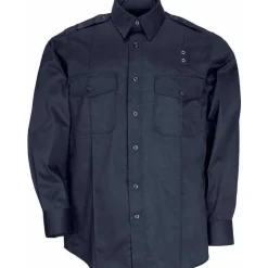 5.11 Tactical Work Shirts*Men's A Class Taclite PDU Long Sleeve Shirt Midnight Navy Blue