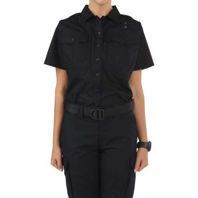 5.11 Tactical Shirts | Work Shirts*Women's B Class Taclite PDU Short Sleeve Shirt Midnight Navy Blue