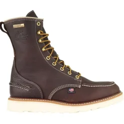 Thorogood Non-Slip Boots | Steel Toe*Mens 1957 Series 8" Steel Toe Waterproof Wedge Work Boot Briar Pitstop