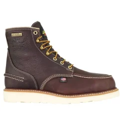 Thorogood Non-Slip Boots | Steel Toe*Men's 1957 Series 6" Waterproof Steel Toe Wedge Work Boot Briar Pitstop