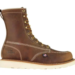 Thorogood Non-Slip Boots | Work Boots*Mens American Heritage 8" Moc Toe Wedge Work Boot Brown