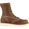 Thorogood Non-Slip Boots | Steel Toe*Mens American Heritage 8" Steel Toe Moc Toe Wedge Work Boot Brown