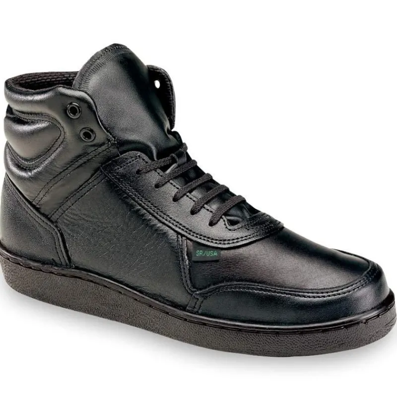 Thorogood Non-Slip Shoes | Athletic*Mens Code 3 Series Athletic Mid Cut Black