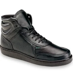 Thorogood Non-Slip Shoes | Athletic*Mens Code 3 Series Athletic Mid Cut- Extra Wide Sizes Black