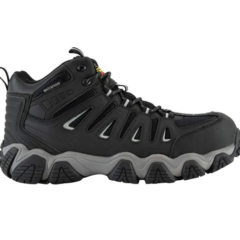Thorogood Non-Steel Safety Toe | Hiking*Men's Crosstrex Series Composite Toe Waterproof Mid Cut Hiker Black
