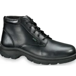 Thorogood Non-Slip Boots | Tactical*Mens Soft Streets Series Leather Chukka Boot Black