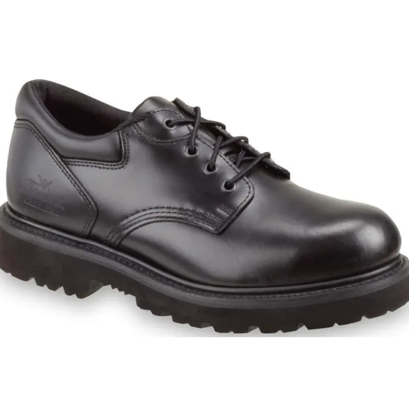 Thorogood Oxfords*Mens Steel Toe Classic Leather Work Oxford Black