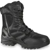 Thorogood Non-Slip Boots | Non-Steel Safety Toe*Men's The Deuce Series 8" Composite Toe Waterproof Side Zip Tactical Boot Black