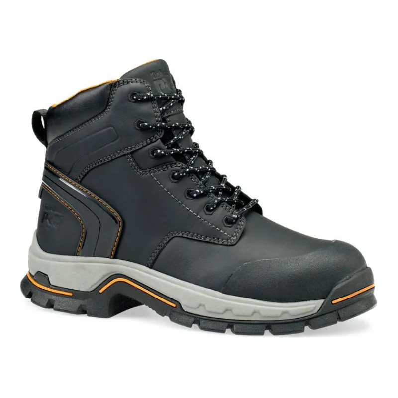 Timberland Pro Non-Slip Boots | Non-Steel Safety Toe*6" Stockdale Alloy Safety Toe Black