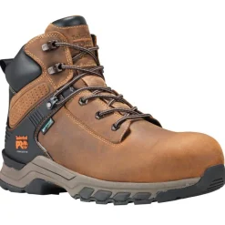 Timberland Pro Non-Slip Boots | Non-Steel Safety Toe*Men's 6" Hypercharge Waterproof Composite Toe Work Boot Brown