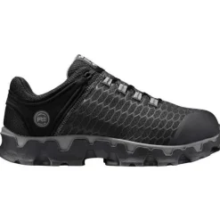 Timberland Pro Non-Slip Shoes | Athletic*® Men's Powertrain Sport Alloy Toe SD+ Athletic Work Shoes Black